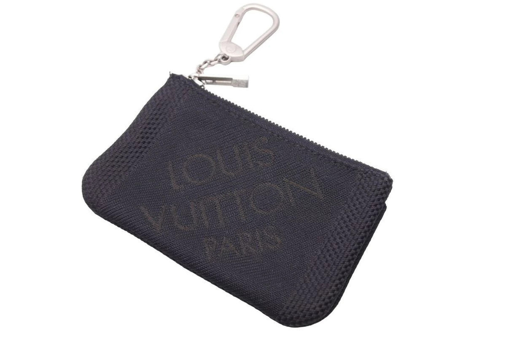 Louis Vuitton Pochette coin case Wallet Accessory Damier Geant Black
